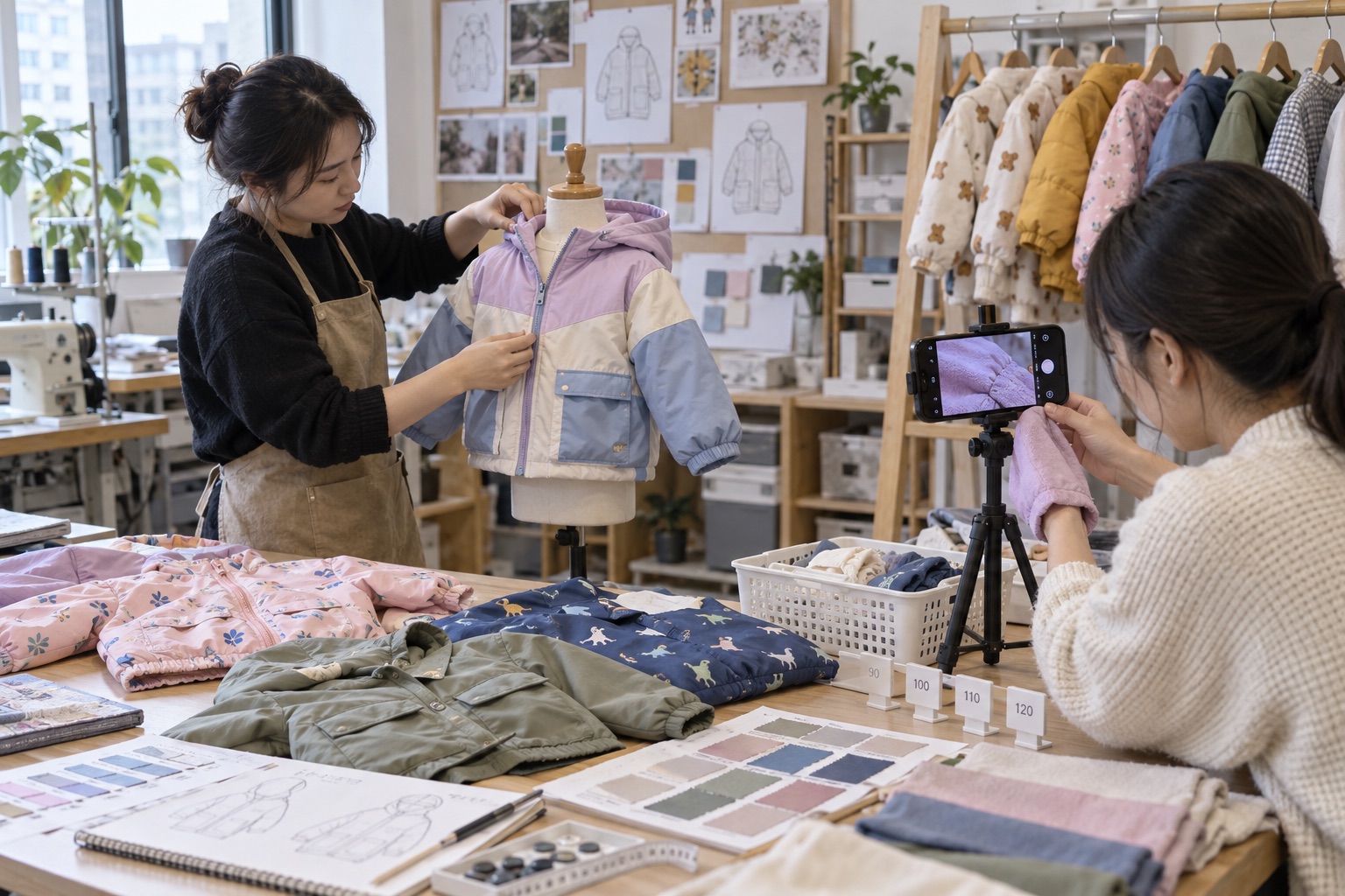 童装品牌与生产企业应用场景配图